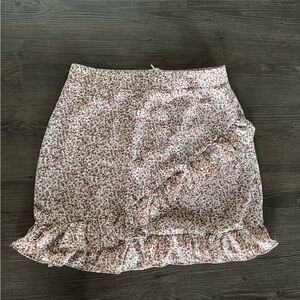Princess Polly Inaaya Pink Floral Mini Skirt